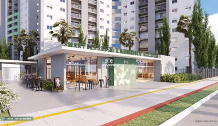 Apartamento Garden com pátio no Smart Urban Club