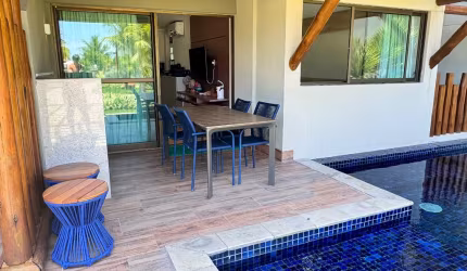 Flat Muro alto com piscina privativa - 73 m2