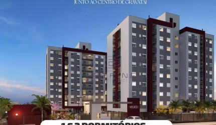 Apartamento com 2 dormitórios à venda, 56 m² por R$ 266.000,00 - Centro - Gravataí/RS