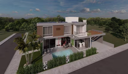 Sobrado com 3 dormitórios à venda, 161 m² por R$ 1.378.000,00 - Villa Lucchesi - Gravataí/RS