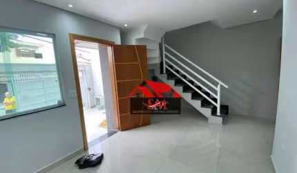 Sobrado com 2 dormitórios à venda, 115 m² por R$ 649.000,00 - Vila Curuçá - Santo André/SP