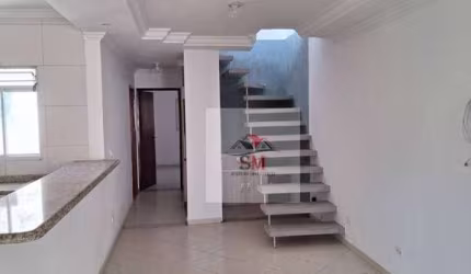 Cobertura com 3 dormitórios para alugar, 140 m² por R$ 3.920/mês - Planalto - São Bernardo do Campo/SP