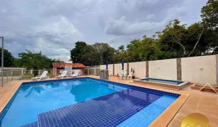 Chalé mobiliado em Caldas Novas! Condomínio com área de lazer e excelente localização