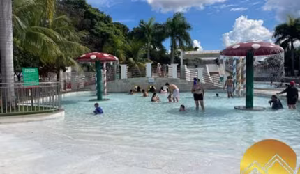 Flat Mobiliado, piscinas, sauna, no Lacqua diRoma IV – Caldas Novas