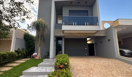 Casa sobrado com 3 suítes, piscina, área gourmet, 160 m2 à venda no condominio Buona Vita, Vila do Golfe, em Ribeirao Preto - SP