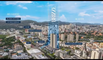 Apartamento para Venda em Belo Horizonte, Estoril, 2 dormitórios, 1 suíte, 1 banheiro, 1 vaga