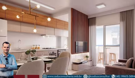 Apartamento 2 Dormitórios com suíte no Garden Club I - Pedra Branca