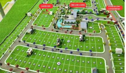 Lote à venda no Condomío Fechado Terrá Wave Resort