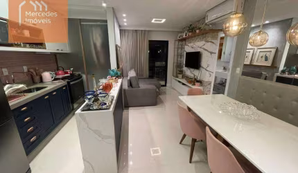 Apartamento mobiliado com 1 suíte + 2 dormitórios à venda, 87 m² por R$ 910.000 - Centro - Itajaí/SC