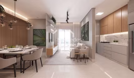 Apartamento com 1 suíte + 1 dormitório à venda, 71 m² por R$ 1.039.364 - Praia Brava - Itajaí/SC