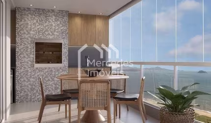 Apartamento frente mar com 1 suíte + 2 demisuítes à venda, 110 m² por R$ 1.530.592 - Centro - Naveg