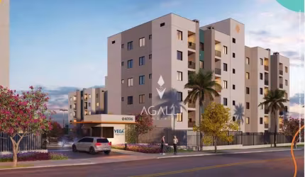 Apartamento com 2 dormitórios à venda, 46 m² por R$ 353.940,07 - Cidade Industrial - Curitiba/PR