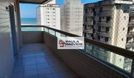 Apartamento com 2 dormitórios para alugar, 99 m² por R$ 3.850,01/mês - Vila Guilhermina - Praia Grande/SP