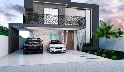 Casa com 3 quartos à venda, 252 m² por R$ 1.980.000 - Condomínio Gran Park Toscana - Vespasiano/MG