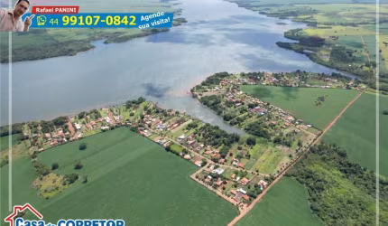CONDOMÍNIO MARINAS DO PARANAPANEMA | Rancho de 3.700m² em terreno molhado