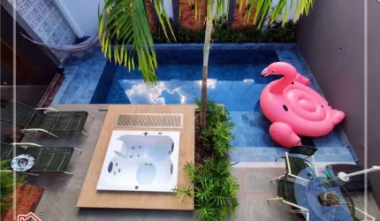 SOBRADO COM 3 SUÍES E PISCINA NO JARDIM MUNIQUE EM MARINGÁ