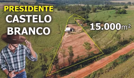 Chácara de 15.000m² em Pres. Castelo Branco - PR