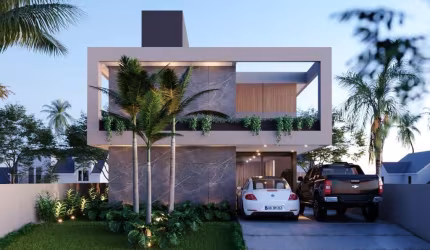 Casa de Luxo com 4 Suítes e Piscina no Portal do Sol – Em Fase Final de Construção