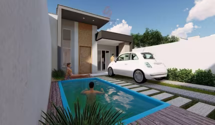 Casa Linear em Residencial Centro da Serra, Serra/ES