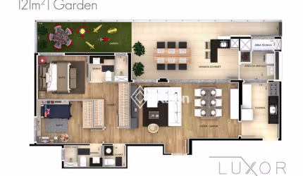 Apartamento à venda no Luxor Residencial em Itu/SP
