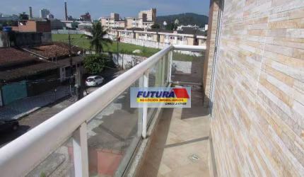 Sobrado com 3 dormitórios à venda, 94 m² por R$ 380.000,00 - Catiapoã - São Vicente/SP