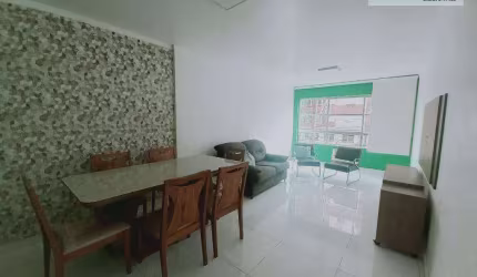 Apartamento com 2 dormitórios para alugar, 103 m² por R$ 3.500,00/mês - Itararé - São Vicente/SP