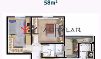 Apartamento à venda em Jundiaí, Jardim do Lago, com 2 quartos, com 58 m², Altos da Avenida