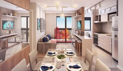 Apartamento com 2 quartos à venda na Rua Monsenhor Ivo Zanlorenzi, 5145, Ecoville, Curitiba, 44 m2 por R$ 503.400