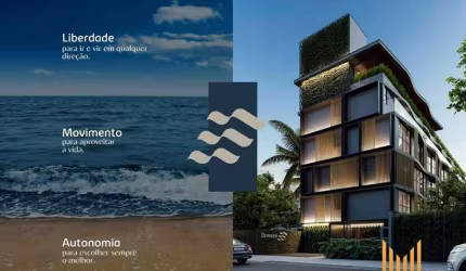 Flat beira mar Pé na Areia