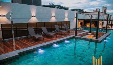 Apartamento mobiliado com 2 quartos em Cabo Branco