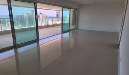 RISERVATTO 261m², vista mar, nunca habitado, 4 suítes, varanda gourmet, dependência completa, área de serviço, fino acabamento. Agende sua visita!