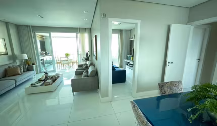 Apartamento alto padrão, 155m², nascente, 3 suítes, gabinete, climatizado, andar alto, 2 vagas, área de serviço, fino acabamento. Agende sua visita!