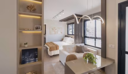 Apartamento com 1 quarto à venda na Rua Reinaldino Schaffenberg de Quadros, 201, Alto da Rua XV, Curitiba, 26 m2 por R$ 425.227