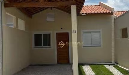 Casa nova , com 2 dormitórios à venda, 63 m² por R$ 312.000 - Jardim Nova Esperança - Jacareí/SP
