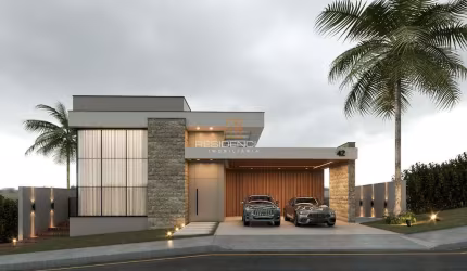 Casa Linear no Condomínio Vistadoro Aquaville em Divinópolis