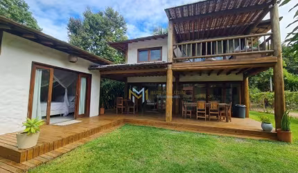 Casa nova em Caraíva com acesso ao Rio!