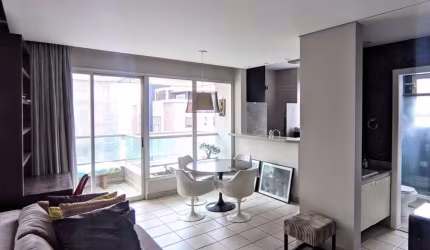 Apartamento à venda, no Condomínio Moterrey,  em Belo Horizonte, Santo Antônio, com 1 quarto, 54m²