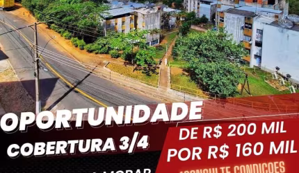 Apartamento Cobertura Duplex em Borboleta, Juiz de Fora/MG