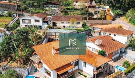 Casa com 4 dormitórios à venda, 382 m² por R$ 2.300.000,00 - Parque São Luiz - Teresópolis/RJ