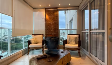 Lindo apartamento pronto e mobiliado no Tatuapé de alto padrão de 157m² 3 Suítes - 4 Vagas de garagem + Depósito