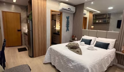 Flat mobiliado em Muro Alto – Resort completo!