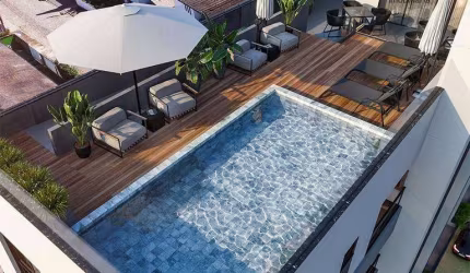 Apartamento com 2 dormitórios para alugar, 55 m² - Velha - Blumenau/SC