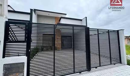 Casa com 2 dormitórios, sendo 1 suíte à venda, 60 m² por R$ 379.000 - Itajuba - Barra Velha/SC
