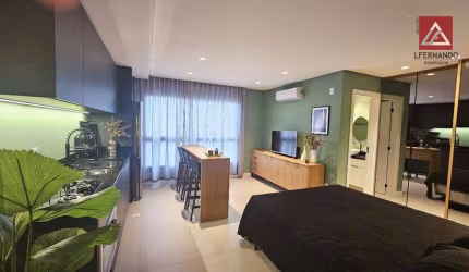 Apartamento mobiliado com 1 dormitório à venda, 32 m² por R$ 427.000 - Centro - Blumenau/SC