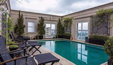 Cobertura duplex  no Jardim Paulista - vista panorâmica deslumbrante