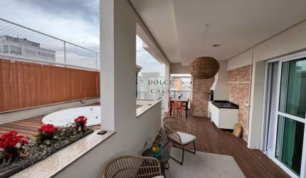Cobertura Duplex - Semi mobiliada e Jacuzzi