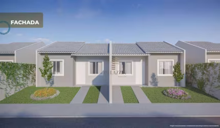 Casa com 2 dormitórios à venda, 51 m² por R$ 251.391,09 - Campo Largo da Roseira - São José dos Pinhais/PR