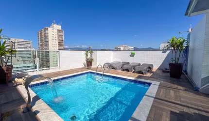Cobertura DULPEX com piscina  3 quarto em Praia Grande
