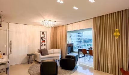 Apartamento a venda semi-mobiliado com 3 suítes