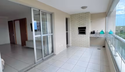 Apartamento para alugar mobiliado com 3 suítes  sacada e churrasqueira  2 vagas de garagens